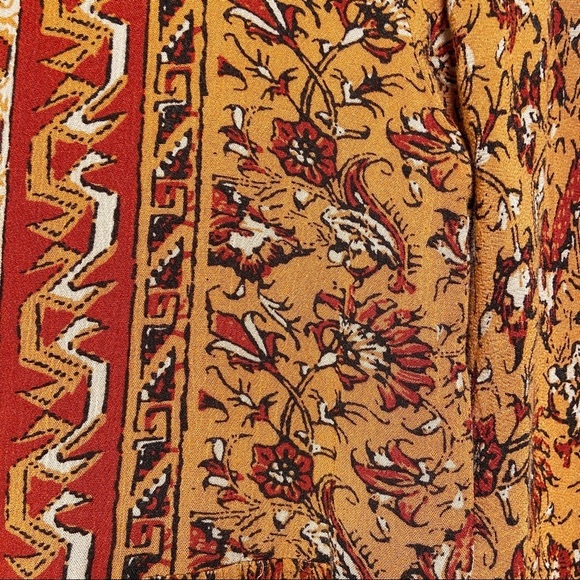 Audrey 3 +1 Dress Womens Size Small Boho Hippie Autumn Flowy - Picture 8 of 8